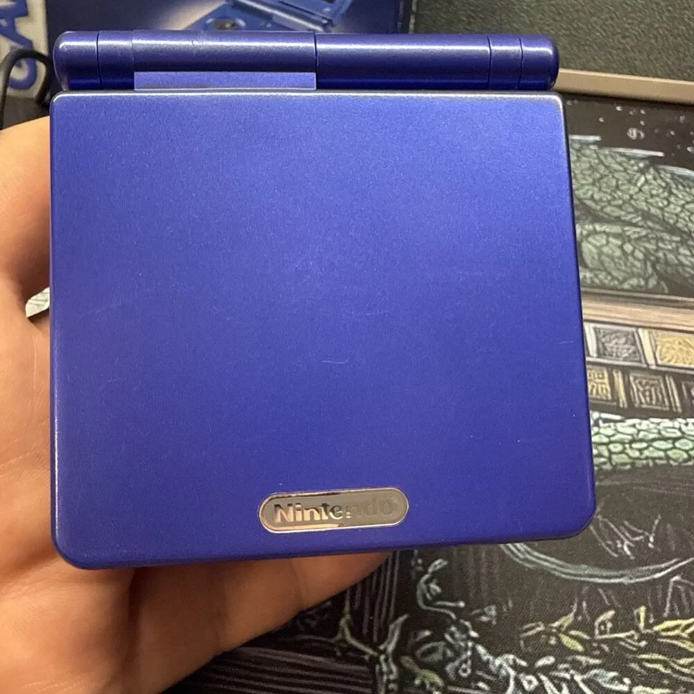 Nintendo GameBoy Advance SP GBA Handheld Console Complete Very Good Condition